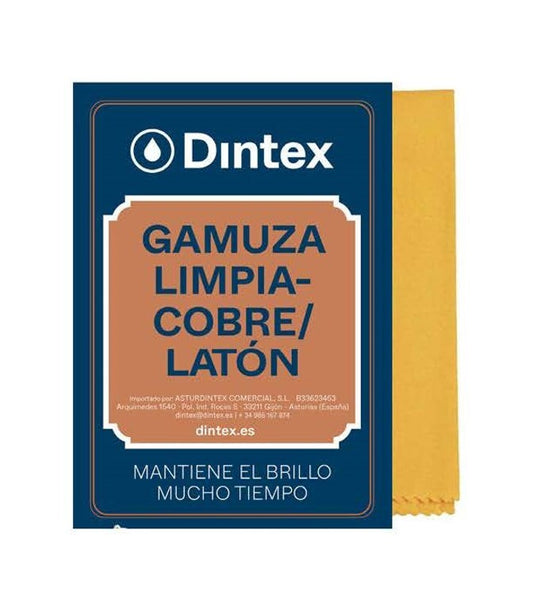 36056 WILDLEDER BAUMWOLLE KUPFER-MESSING REINIGUNGSTUCH DINTEX