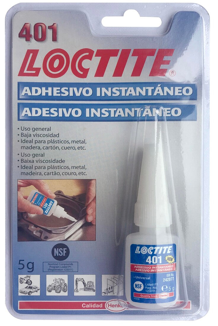 401 BL 5gr LOCTITE ADHESIVO INSTANTANEO LIQUIDO