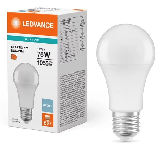 151002 LAMPARA STANDARD LED 10W E27 6500K LEDVANCE