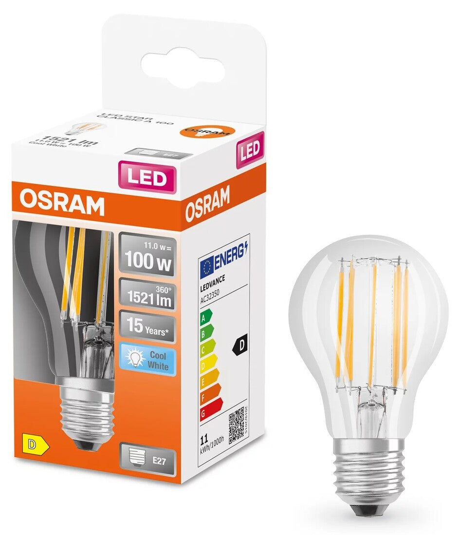 435285 LAMPARA STANDARD FIL LED E27 10W 4000K RETROFIT OSRAM