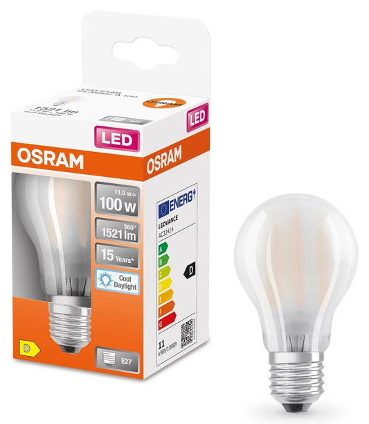 435445 STANDARD FIL LED MATT LAMP E27 10W 6500K RETROFIT OSRAM