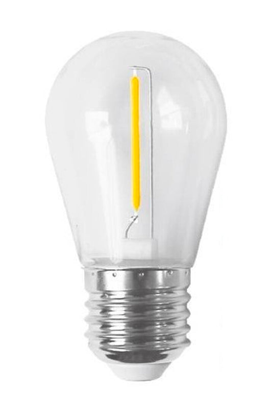 2601497-BC LAMPE FILAMENT GERADE WEISS E27 F/GIRLANDE