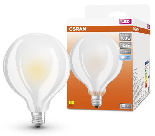 605848 LED-GLÜHLAMPE GLOBO MATT E27 11W 4000K RETROFIT OSRAM