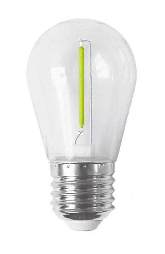 2601497-V GERADE GRÜNE FADENLAMPE E27 FÜR GIRLANDE