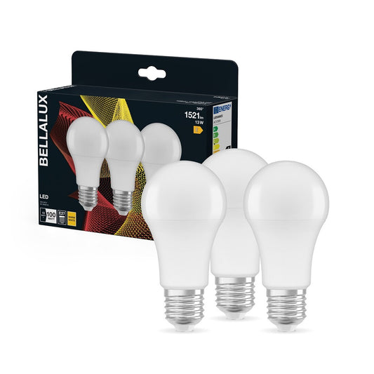 595583 3er-Pack STANDARD LED-Lampe E27 13W 2700K BELLALUX