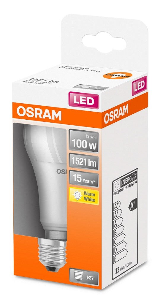 127029 LAMPARA STANDARD LED E27 13W 2700K STAR OSRAM