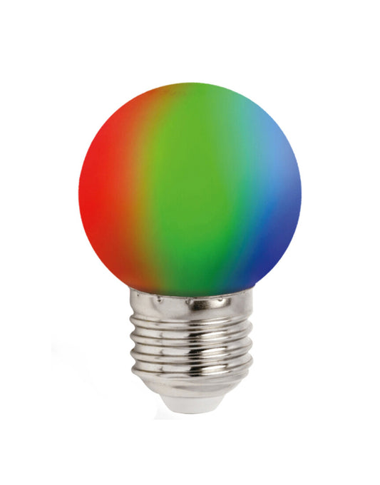 WOJ+13105 LAMPARA ESFERICA LED 1W RGB SPECTRUM