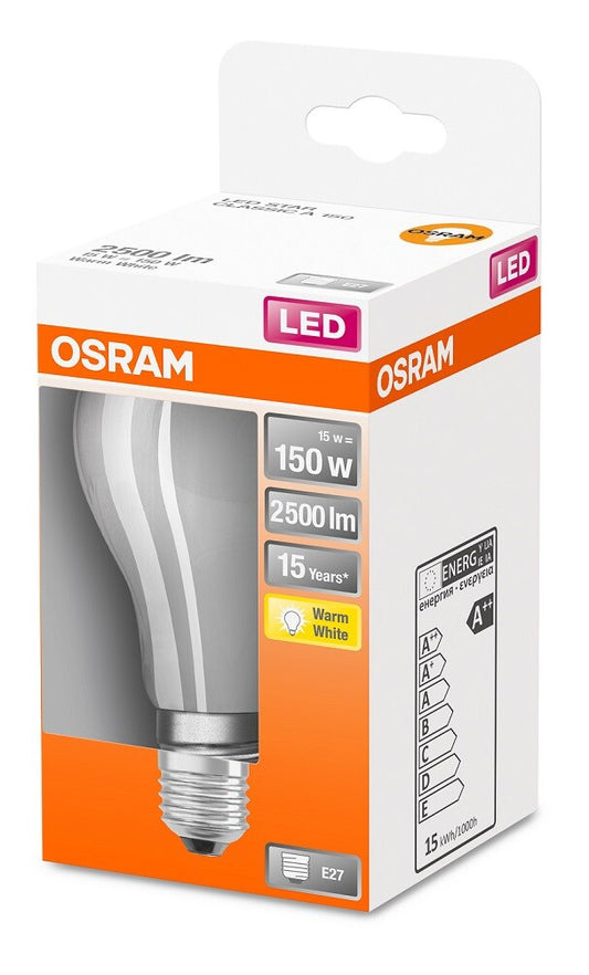 305014 LED-STANDARDLAMPE, MATT, E27, 16W, 2700K, RETROFIT, OSRAM