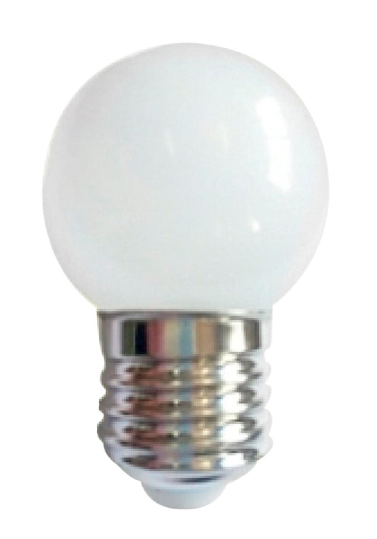 200605013 LED-KUGELBIRNE 1W E27 3000K WEISS GSC