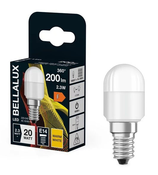 135901 LAMPE T26 LED MATT E14 2,3W 2700K BELLALUX