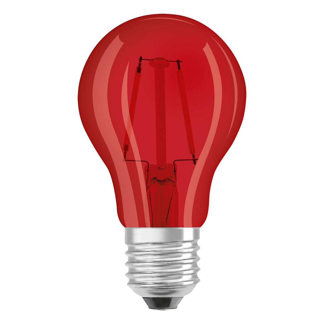433946 LAMPARA STANDARD LED ROJA E27 2,5W STAR DECOR OSRAM