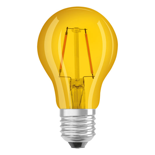 433922 STANDARDFORM LED LAMPE GELB E27 2,5W STAR DECOR OSRAM