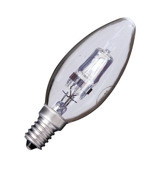HALOGEN GLÜHLAMPE KERZE KLAR 28W E14