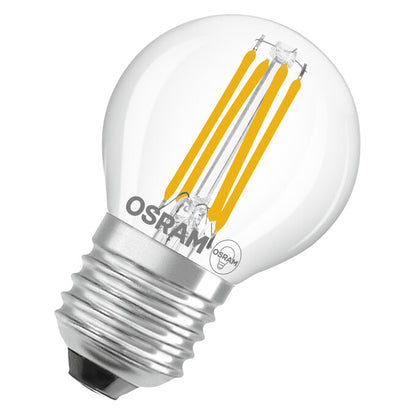 443947 LAMPARA ESFERICA FIL LED REGULABLE E27 3,4W 2700K RETROFIT OSRAM