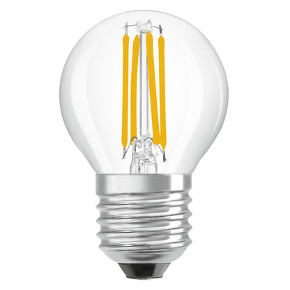 443947 LAMPARA ESFERICA FIL LED REGULABLE E27 3,4W 2700K RETROFIT OSRAM