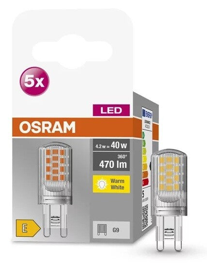 758087 5 St. LED-LAMPE G9 4,2W 2700K SOCKEL OSRAM