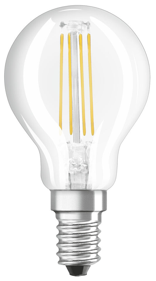 166602 LAMPARA ESFERICA FIL LED E14 4,5W 6500K RETROFIT OSRAM