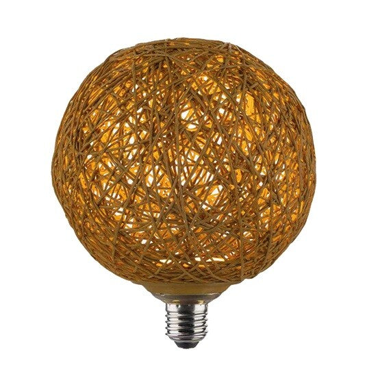2601288-M LAMPARA DECORATIVA LED NIDO E27 4,6W 3000K MADERA F-BRIGHT