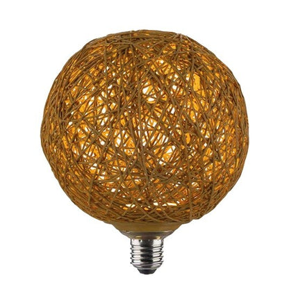 2601288-M LAMPARA DECORATIVA LED NIDO E27 4,6W 3000K MADERA F-BRIGHT