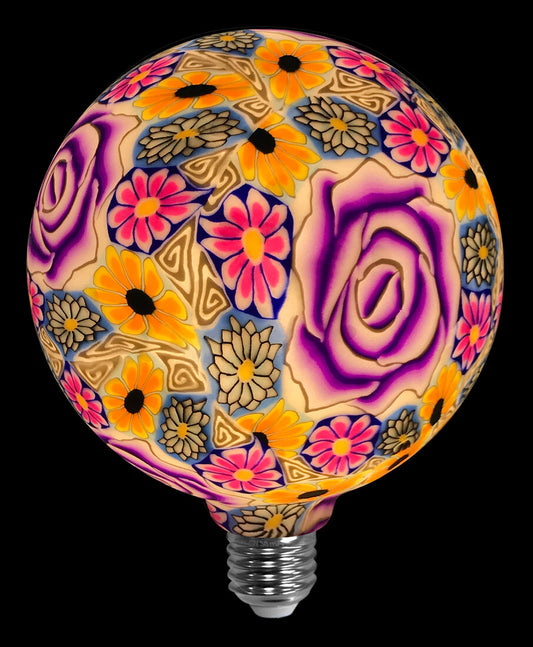 2601290 LED-GLOBELAMPE ROSA-LILA E27 4W 3000