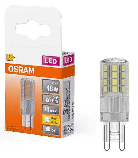 432451 LAMPARA LED G9 4,8W 2700K OSRAM