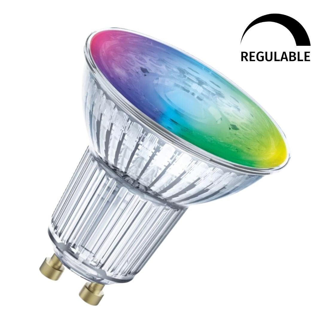 485693 LAMPARA SMART PAR16 LED 4,9W GU10 RGB+W 40° LEDVANCE