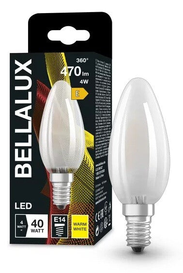 115491 LAMPARA VELA CRISTAL LED 4W E14 2700K BELLA