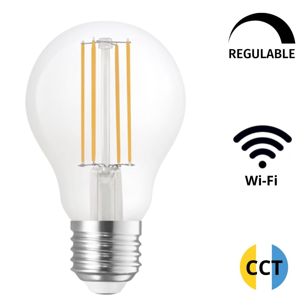 WOJ14418 LAMPARA STANDARD LED CLARA 5W E27 SMART REG SPECTRUM