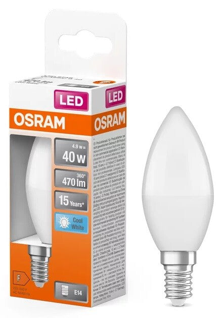 431058 LED CANDLE LAMP 5.5W E14 4000K STAR OSRAM