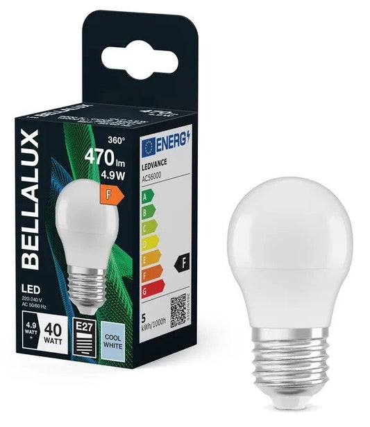 128361 KUGEL LED LAMPE 5W E27 4000K BELLALUX