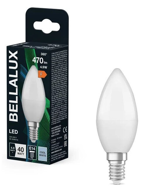 128262 LED CANDLE LAMP 5.7W E14 4000K BELLALUX