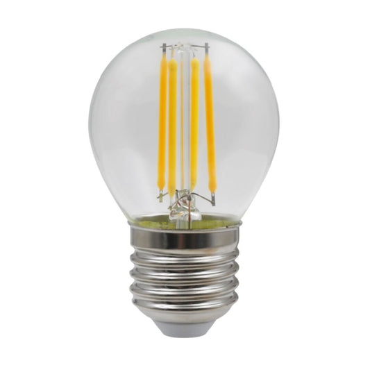 121114 LED-GLOBELAMPE KLAR E27 6W 800Lm 4000K B&B
