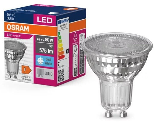 096783 LED-LAMPE GU10 6,9W 4000K 60º VALUE