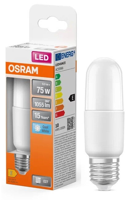428485 LAMPARA TUBULAR STICK LED E27 10W 4000K STAR OSRAM