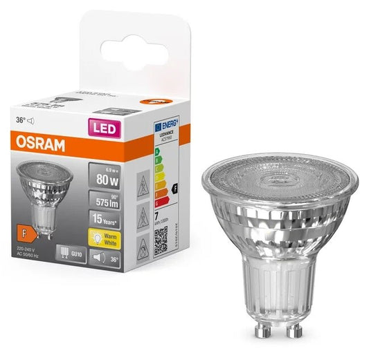 112605 LAMPARA PAR16 LED GU10 6,9W 2700K 36° STAR OSRAM