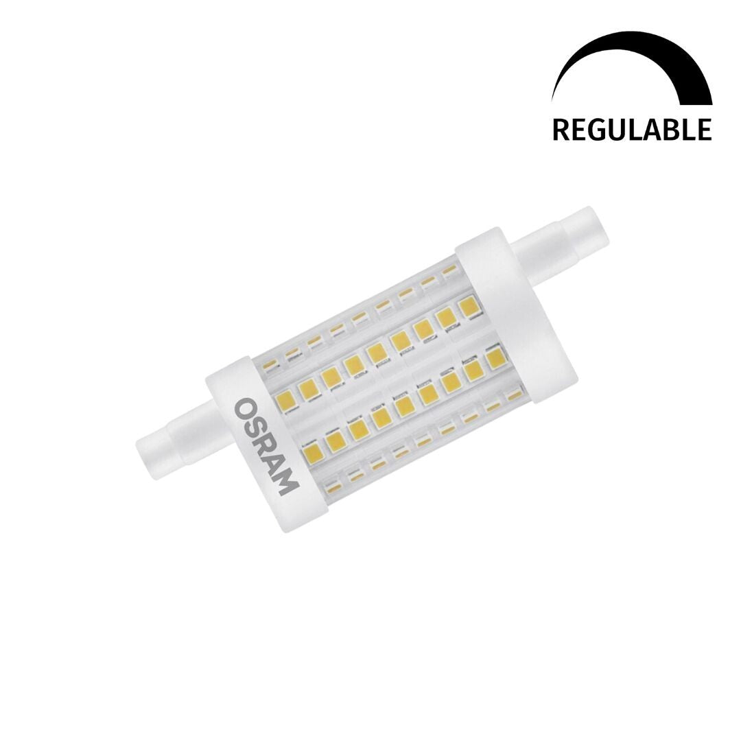 432512 LAMPARA LINEAL LED REGULABLE R7S 8,5W 2700K 78mm LINE OSRAM