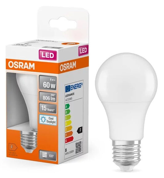 428560 LAMPARA STANDARD LED E27 8,5W 6500K STAR OSRAM