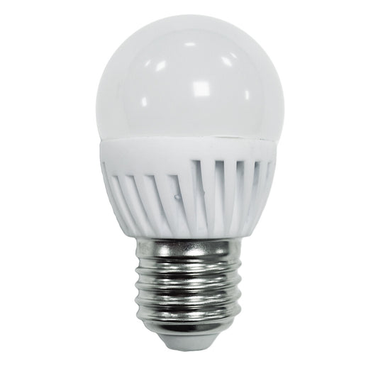 120643 KUGELFÖRMIGE KERAMIK GLÜHLAMPE E27 G45 9W 1000lm 3000K B&B