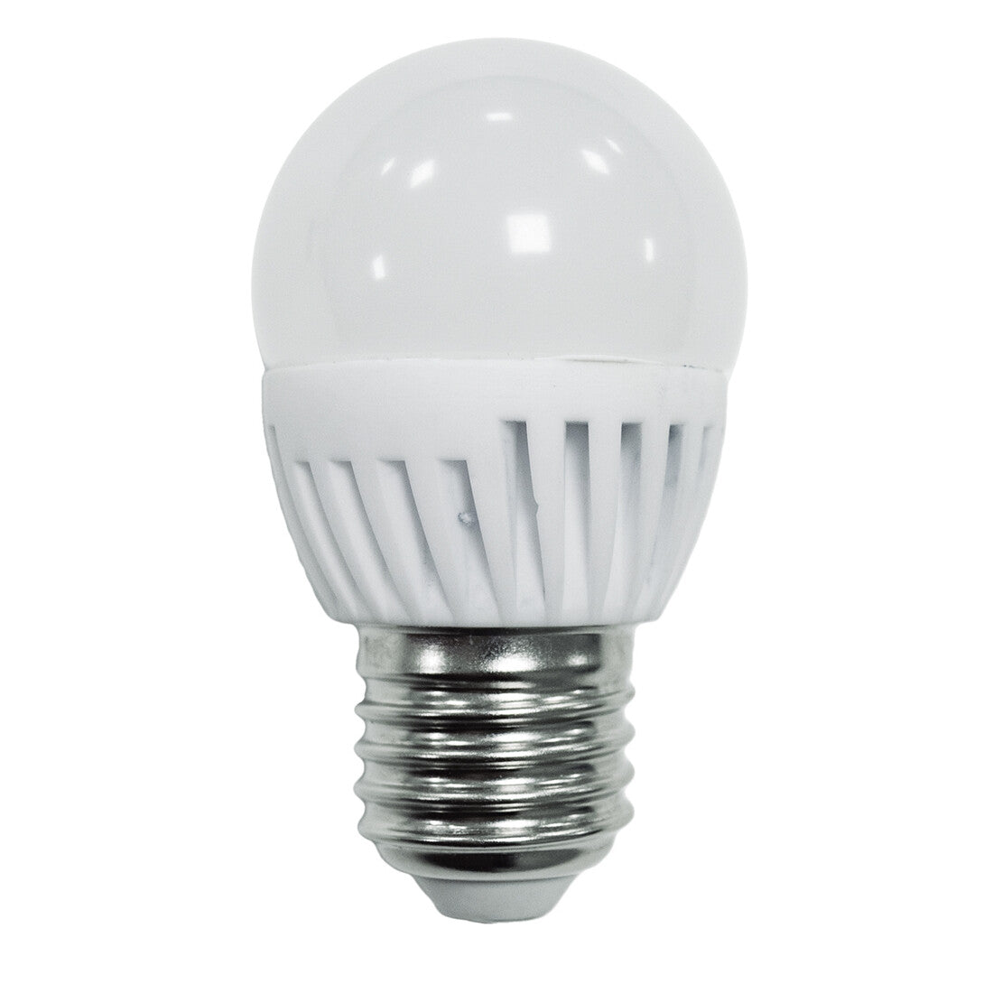 120645 BOMBILLA ESFERICA CERAMICA E27 G45 9W 1000lm 6000K B&B