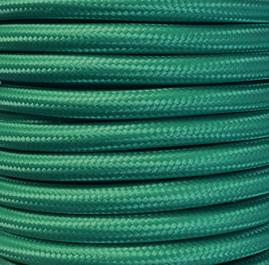 CIR62CM32 25 MTS CABLE TEXTIL LISO VERDE MATE