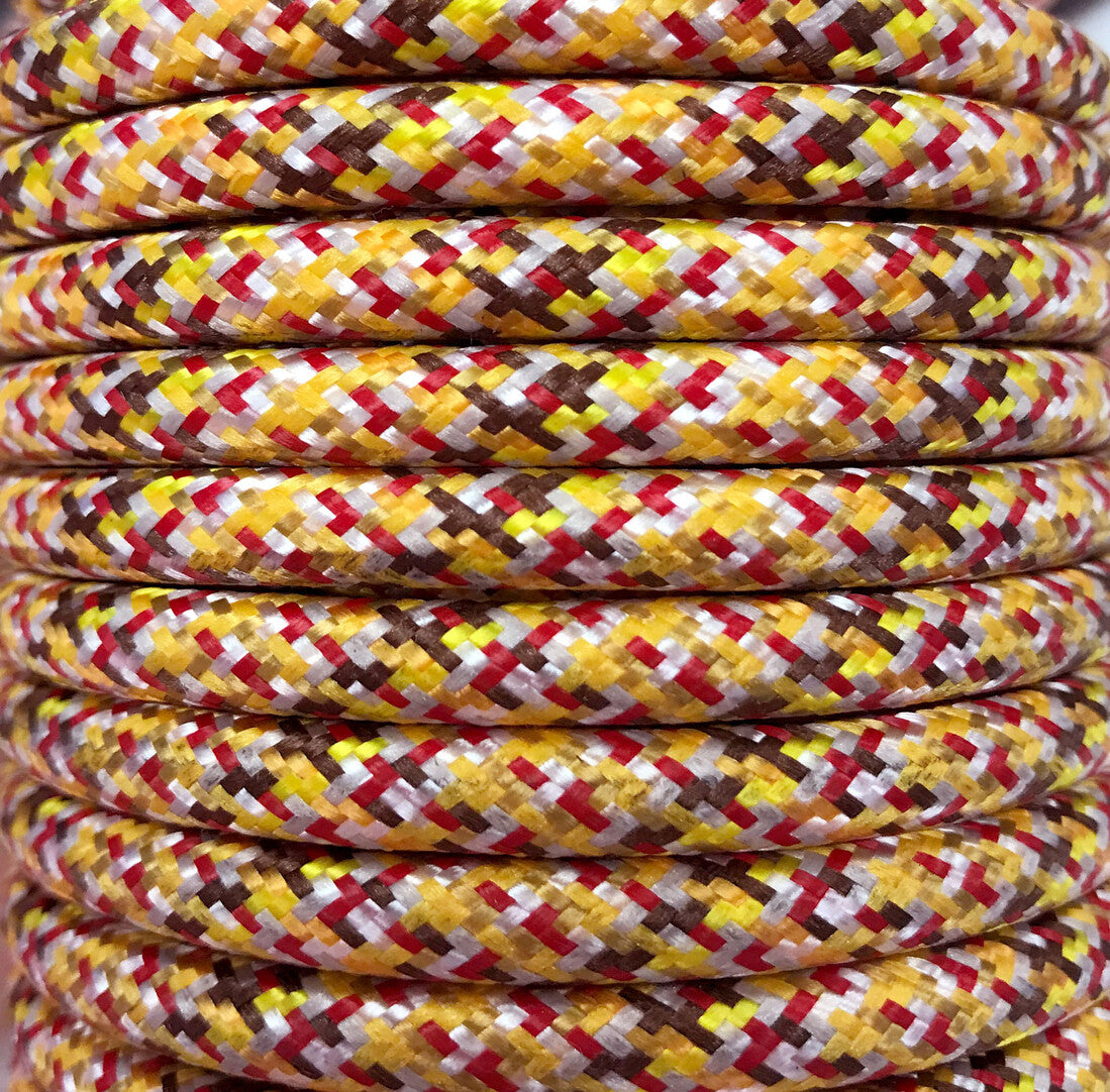 CIR62PI04 15m CABLE TEXTIL NARANJA PIXEL