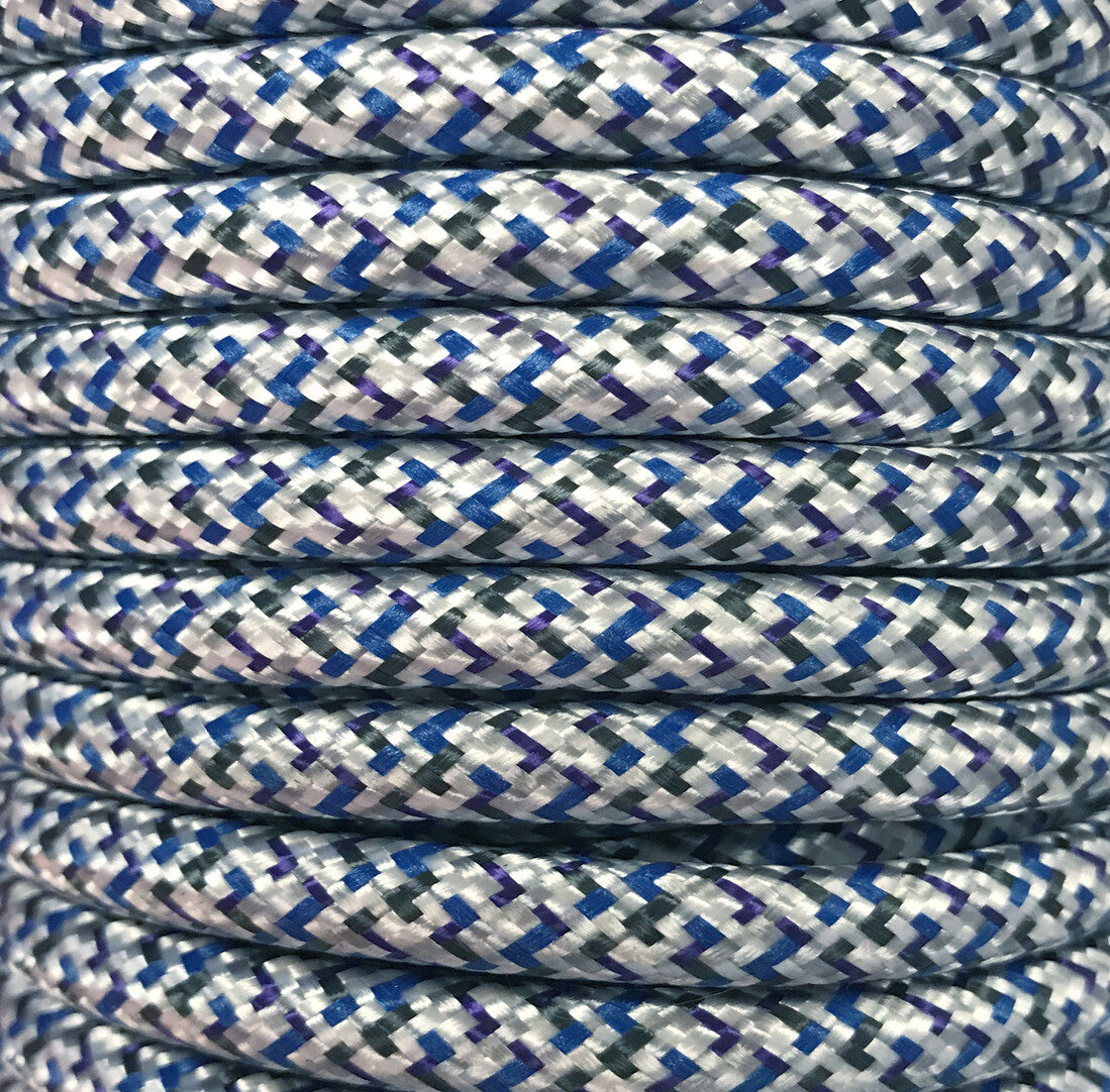 CIR62PI01 15m CABLE TEXTIL AZUL PIXEL BRILLO