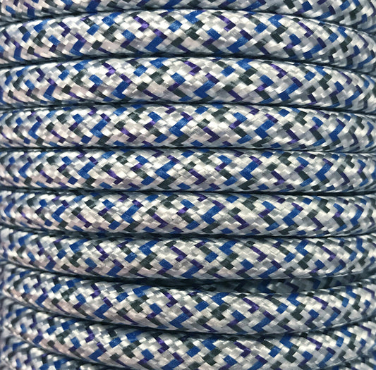 CIR62PI01 15m TEXTILKABEL BLAU PIXEL GLANZ