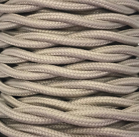 CABEXT2P02 5m BRAIDED TEXTILE CABLE SAND
