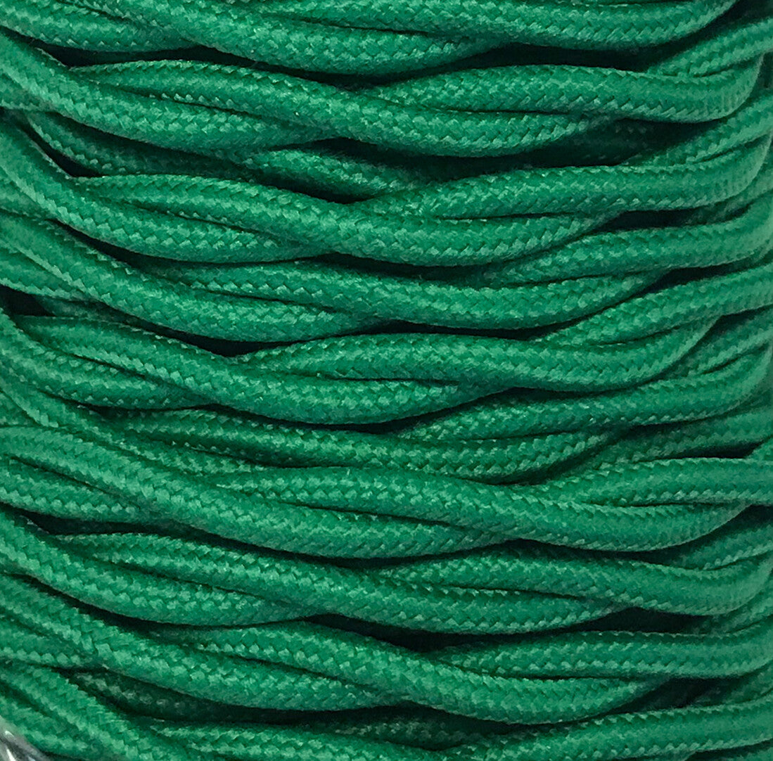 CABEXT2P15 15m CABLE TEXTIL TRENZADO VERDE