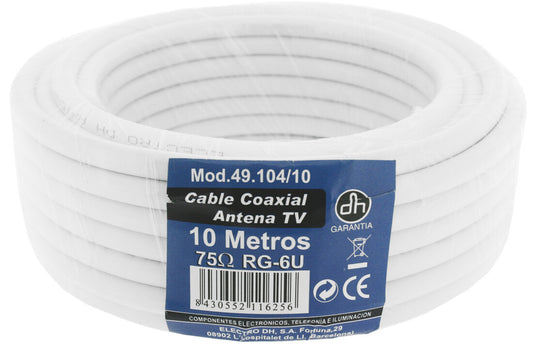49.104/10 10m ROLLO CABLE COAXIAL TV DH