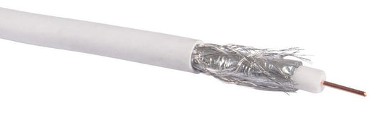 300m KOAXIALKABEL WEISS DA-75 AUF TROMMEL