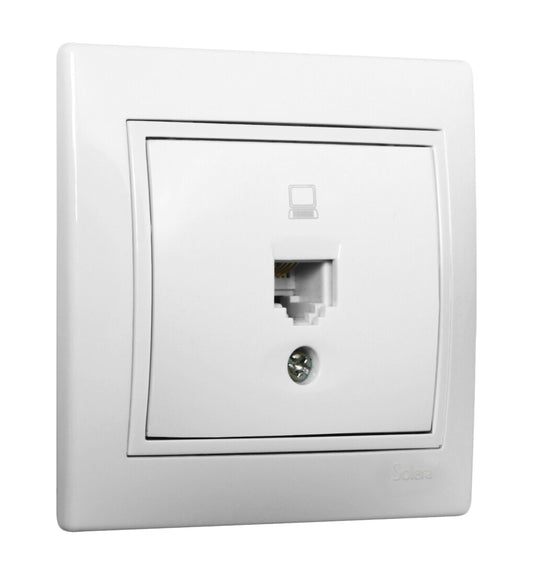 ERP88U DATENDOSE RJ45 CAT6 WEISS SERIE EUROPA