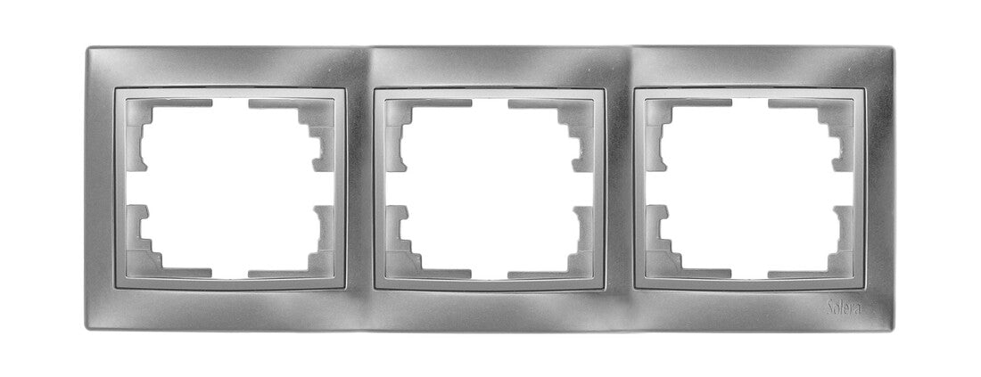 ERP73AU MARCO DE 3 ELEMENTOS PLATA SERIE EUROPA SOLERA