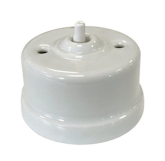 30-306-17-1 INTERRUPTOR PORCELANA BLANCO SIN LAZO